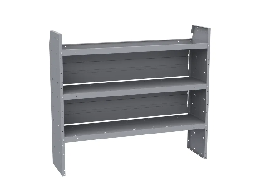 48520 – HOLMAN Van Storage System Shelf Unit, Adjustable 52 Inch Width x 46 Inch Height x 14 Inch Depth Tapered End P...